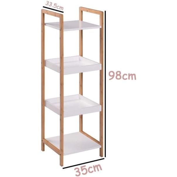 BOLZZ Polica bamboo 4 - BOLBAMB0004