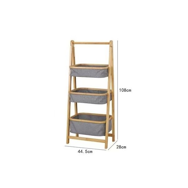 BOLZZ Polica za odlaganje stvari natur 3 - BOLPOLBG003