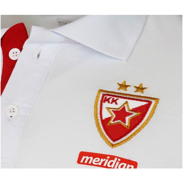 RED STAR MAJICA POLO BELA KK Crvena Zvezda - CZKKTS131 B