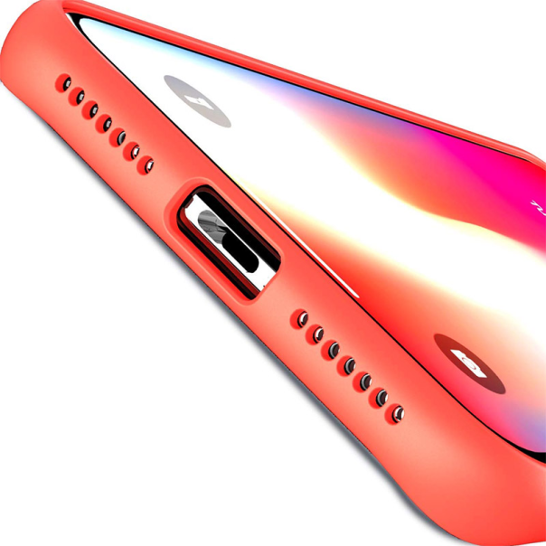 Maska za iPhone XS Polychromatic crvena - 027501