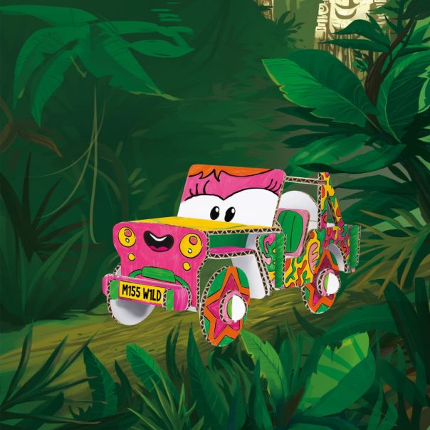 CARIOCA  Flomasteri 3D Mr. Wild Napravi&Oboji set 1/10 42906 - 42906