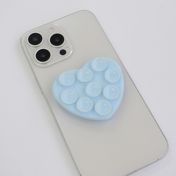 Popsocket Octobuddy Heart svetlo plavi - 618098