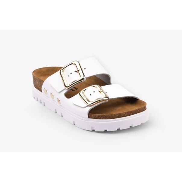 LEON Ženska papuča Portofino - bela - 6010-BE