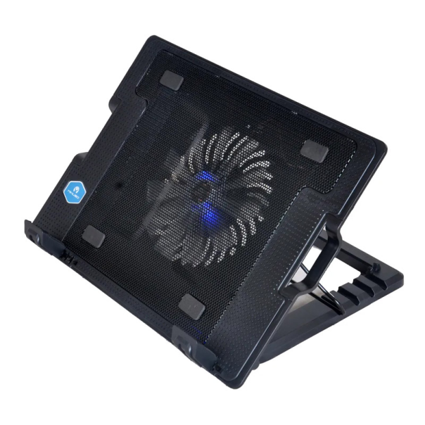 Postolje cooler za laptop MIKUSO NCP-235 (370x265x55mm) (blue-led) 17inch crni - 611484
