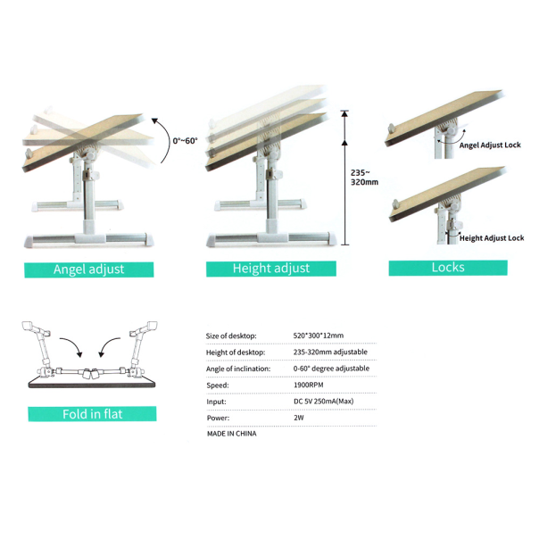 Postolje za laptop A8 Desk - 78036