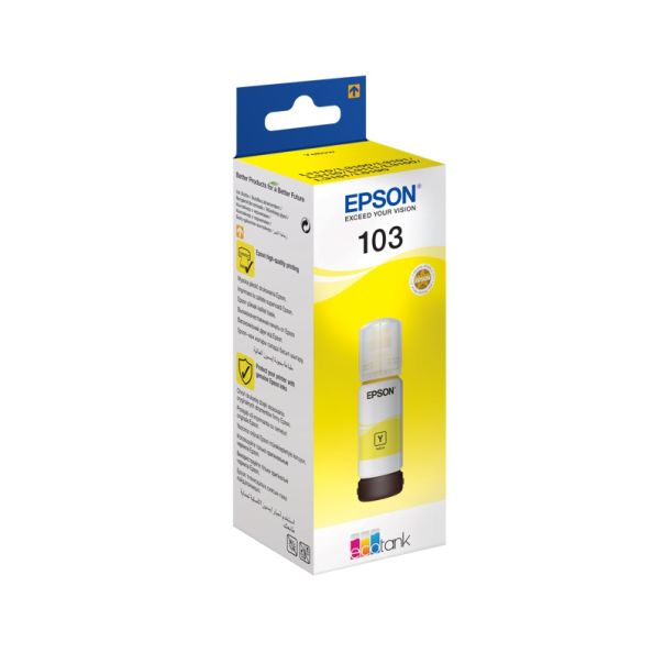 Kertridž Epson C13T00S44A 103 Yellow EcoTank Ink - POT01405