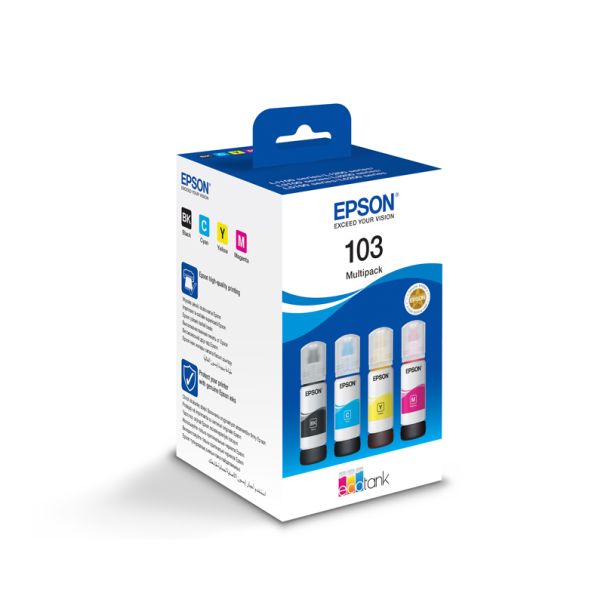 EPSON 103 EcoTank 4-Color Multipack mastila - EP3058638