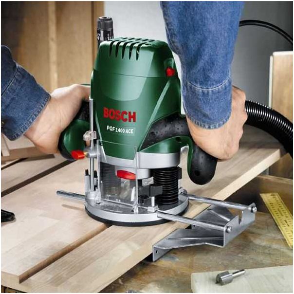 BOSCH Glodalica za drvo POF 1400 ACE, 1.400W + 6-delni set glodala - 060326C801