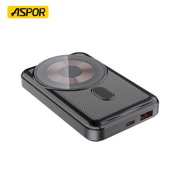 Power Bank Aspor A326 Mag Charger 22.5W 10000 mAh crni - 621989