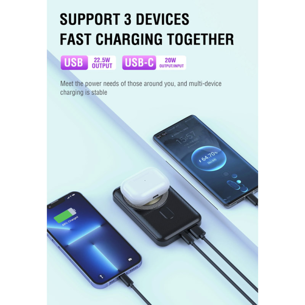 Power Bank Aspor A326 Mag Charger 22.5W 10000 mAh beli - 605206