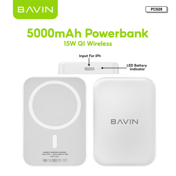 Power Bank Bavin PC029 Mag Charger 5000 mAh beli - 605609