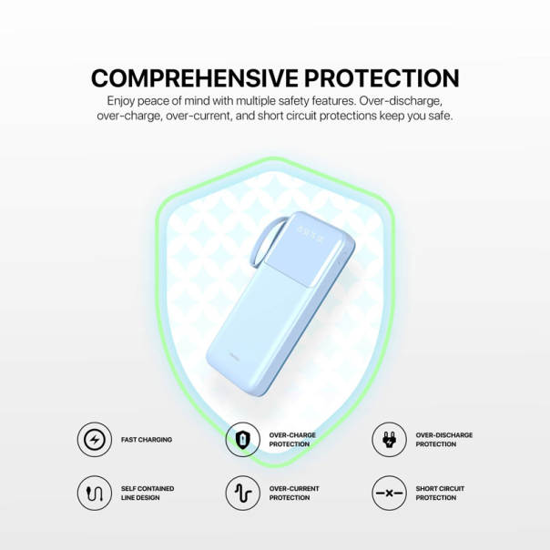 Power bank Fantech S3 10000mAh 10W ljubicasti - G220833