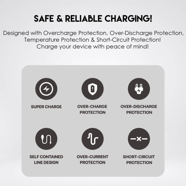 Power bank Fantech T1 10000mAh QC,PD,22.5W crni - G220834