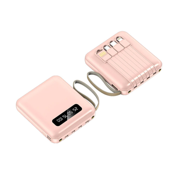 Power Bank Fast Charger 10000 mAh DC5V/ 2.1A roze - 057932