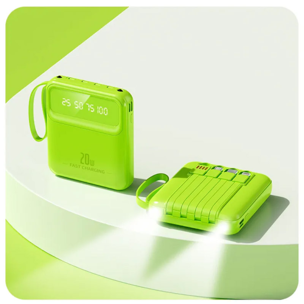 Power Bank Fast Charger 20000 mAh ljubicasti - 613190