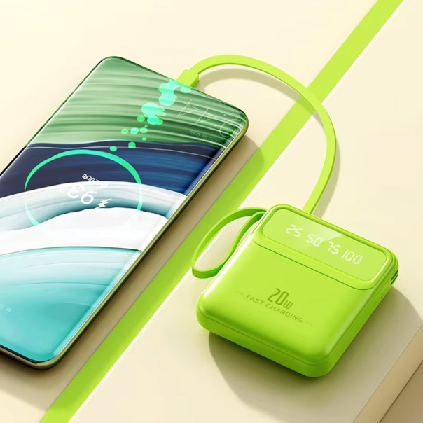 Power Bank Fast Charger 20000 mAh ljubicasti - 613190