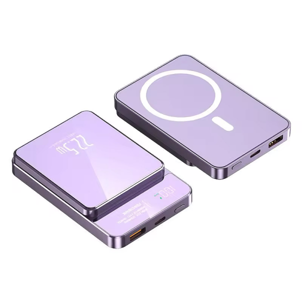 Power Bank Mag Charger 22,5W 10000 mAh ljubičasta - 609713