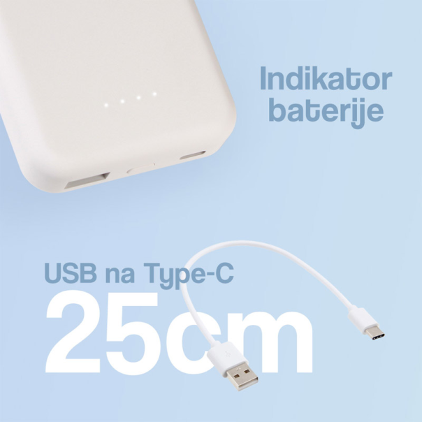 Power Bank Mag Charger 5000 mAh 22.5W tamno plava - 609703