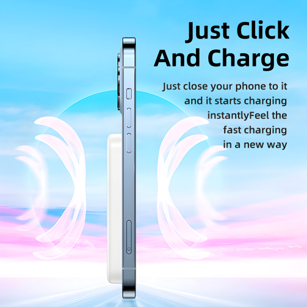 Power bank prenosiva baterija Magsafe REMAX Usion Series RPP-65 PD 20W + QC 15W Fast Charging 10000mAh plavi - 215574