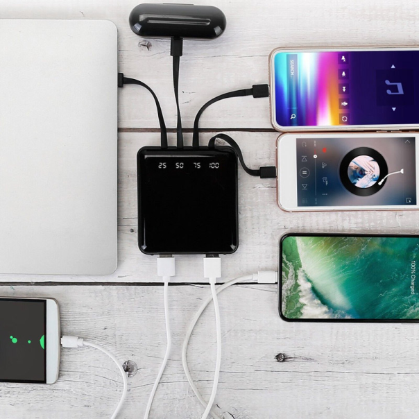 Power Bank Mirror LED Digital Display 10.000 mAh DC 5V/ 2.1A crni - 057929