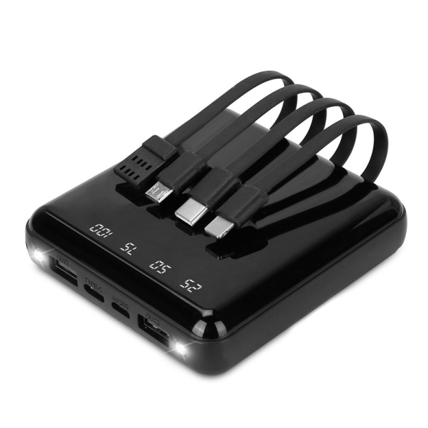 Power Bank Mirror LED Digital Display 10.000 mAh DC 5V/ 2.1A crni - 057929