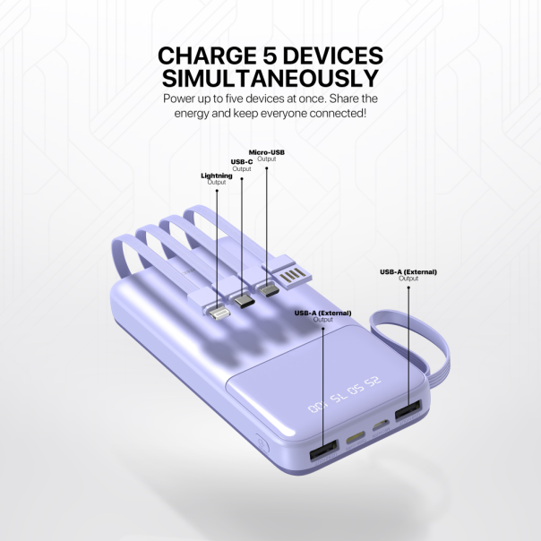 Power bank Prenosiva baterija Fantech S3 10000mAh, 10W crni - 220830