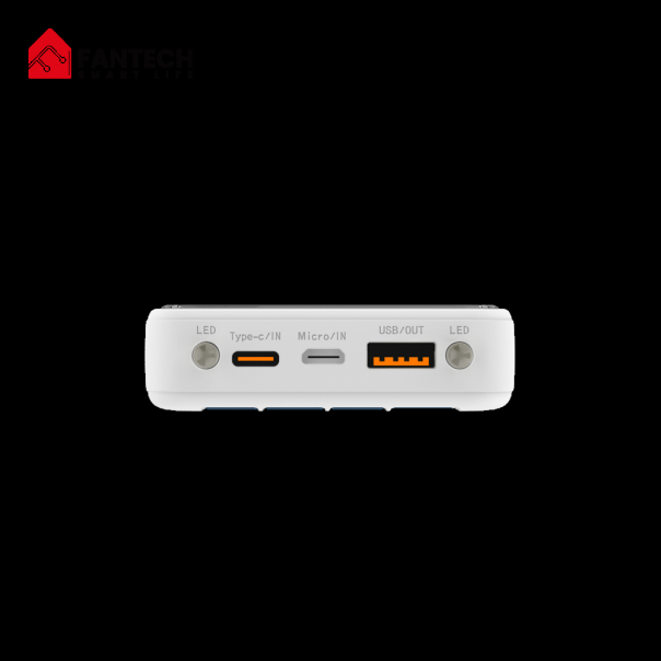 Power bank Prenosiva baterija Fantech T1 10000mAh QC, PD, 22.5W  beli - 220835