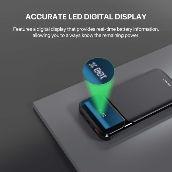 Power bank Prenosiva baterija Fantech T2 10000mAh QC, PD, 22.5W  plavi - 220838