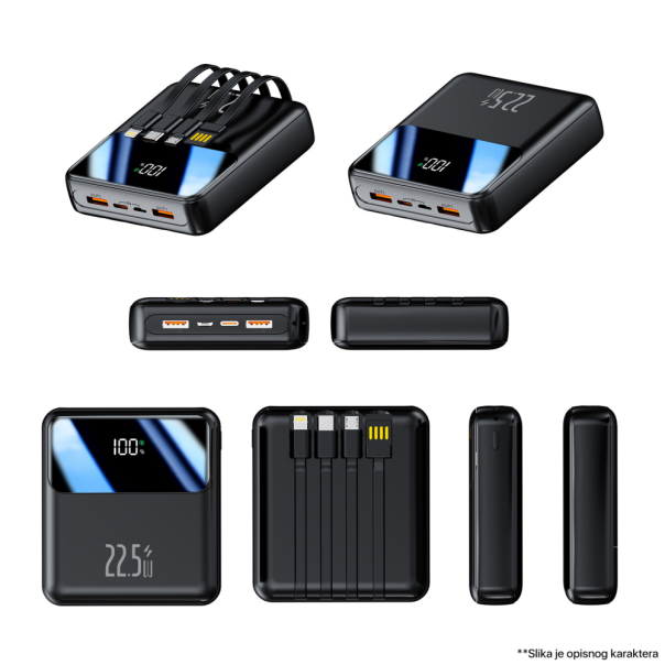 Power bank prenosiva baterija Oxpower PDC10 10000mAh bela - 220780