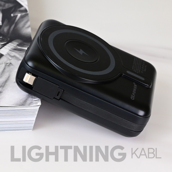 Power bank prenosiva baterija Oxpower PDW11 PD QC 22.5W 12000 mAh crna - 217194