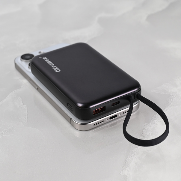 Power bank prenosiva baterija Oxpower PDW12 12000mAh 3u1 magnetic crna - 220781