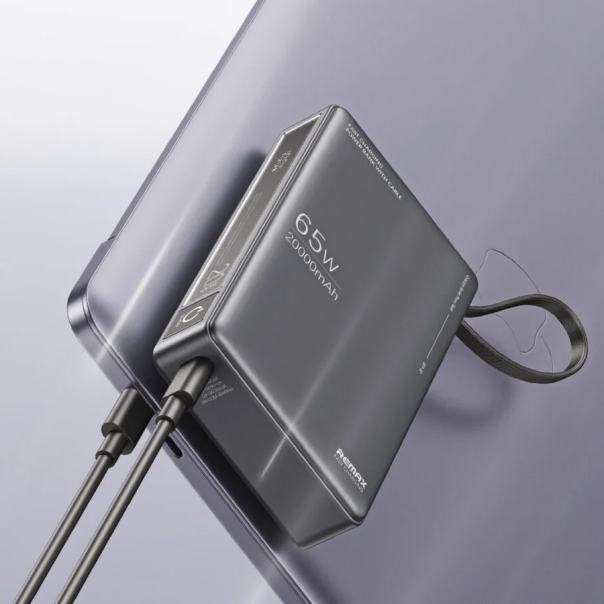 Power bank prenosiva baterija REMAX Wingle Series RPP-87 65W+22.5W Fast Charging 20000 mAh crni - 223134