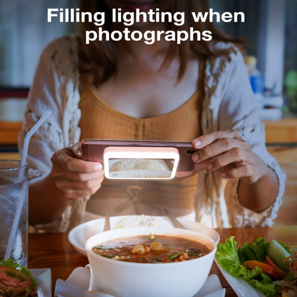 Power Bank Rainbow 5000 mAh bezicno punjenje sa RGB ogledalom - 616974