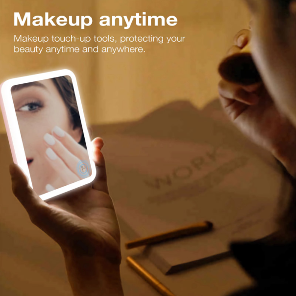 Power Bank Rainbow 5000 mAh bezicno punjenje sa RGB ogledalom - 616974