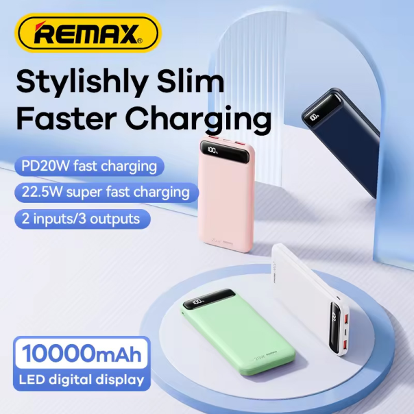 Power bank prenosiva baterija REMAX Bole Series RPP-520 PD20W+QC22.5W Fast Charging 10000mAh beli - 217152