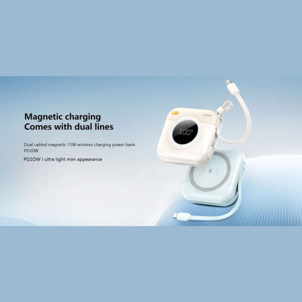 Power Bank REMAX Magnetic 15W RPP-152 PD20W 10000 mAh beli - 618017