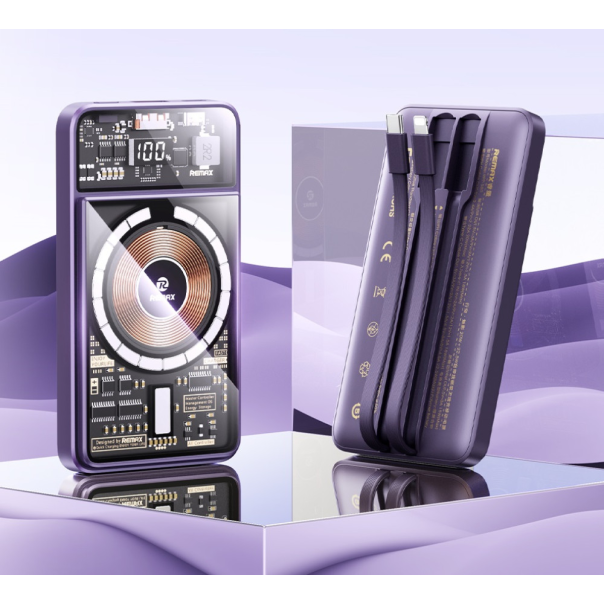 Power bank prenosiva baterija REMAX Phantom Series RPP-580 PD 20W+QC 22.5W 10000mAh beli - 217166