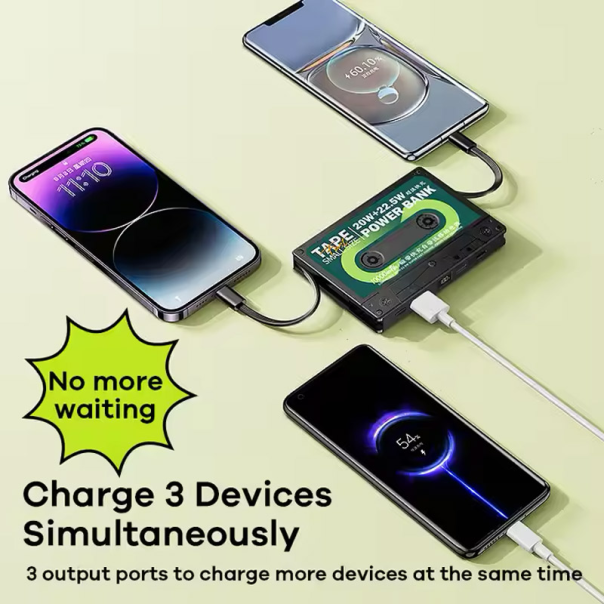 Power Bank Remax Tapa Series RPP-533 PD20W+QC22.5W FAST CHARGING 10000 mAh zeleni - 613634