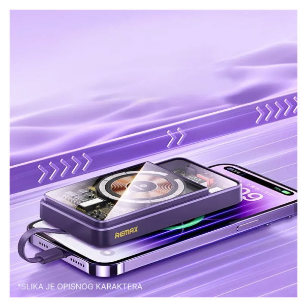 Power Bank Remax Walking-Phantom RPP-580 Mag Charger 20W+22.5W PD+QC 10000 mAh crna - 602375