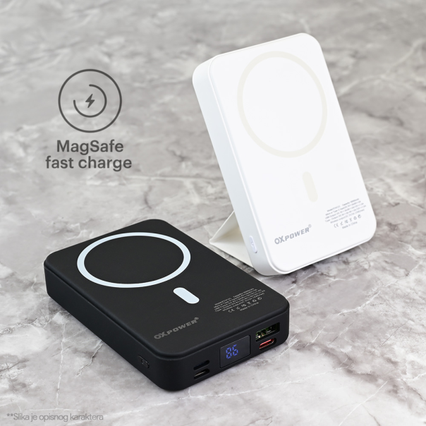 Power bank prenosiva baterija Magsafe Oxpower PD W101 10000mAh crna - 216804