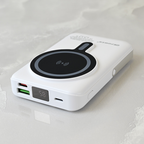 Power bank prenosiva baterija Magsafe Oxpower PD W102 10000mAh bela - 216805