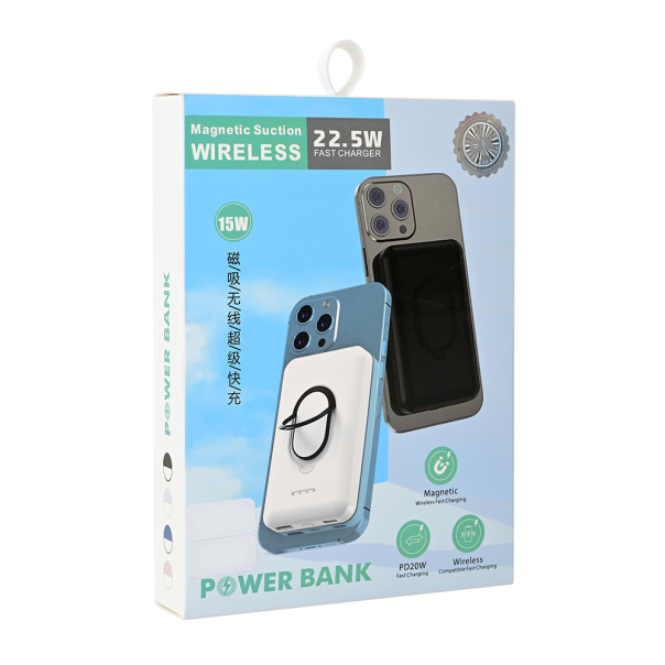 Power bank prenosiva baterija Magsafe Oxpower PD W51 5000mAh bela - 216796