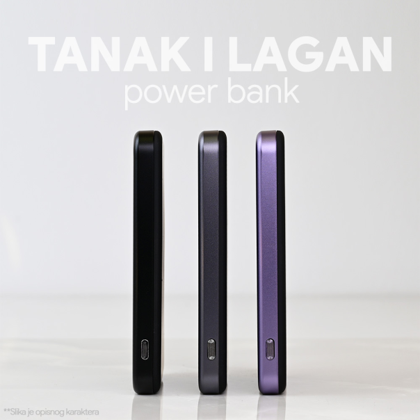 Power bank prenosiva baterija Magsafe PD W52 5000mAh siva - 216806