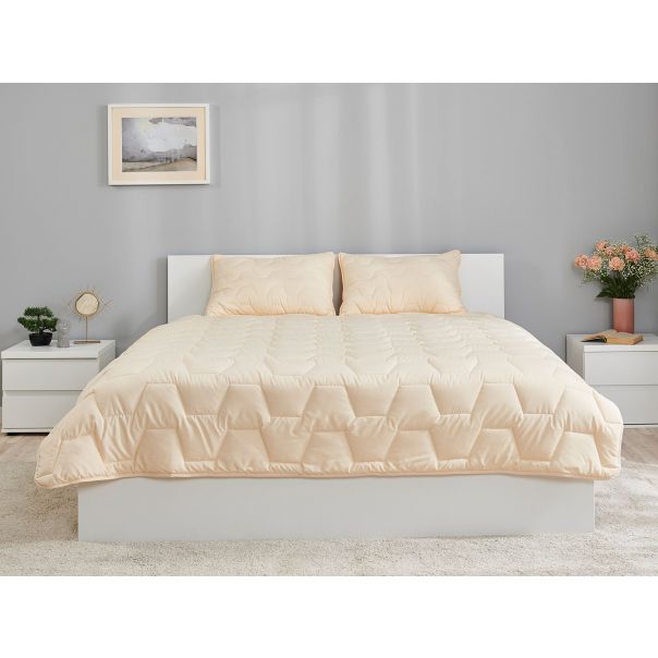 DORMEO AdaptiveGo set jastuk, jorgan i torba,krem, 200X200cm - 110084804-1