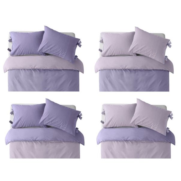 DORMEO Essentials set posteljine, ljubičasta, 140x200 - EP3021385