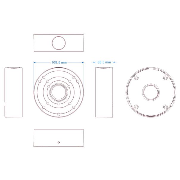PROVISION Kutija za smeštaj kablova I4-/I2-/DI-Fix, IP64, PR-JB12IP64 - PR-JB12IP64
