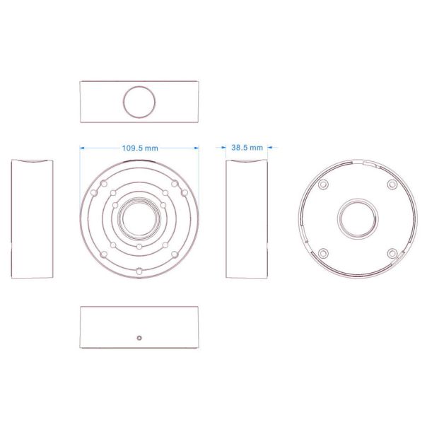 PROVISION Kutija za smeštanje kablova I4-/I2-/DI-Fix/DAI-Fix, IP66, PR-JB12IP66 - PR-JB12IP66