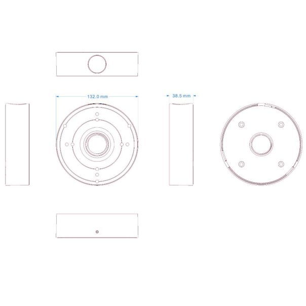 PROVISION Nosač - Razvodna kutija za I6-/DI-VF, IP64, PR-JB14IP64 - PR-JB14IP64