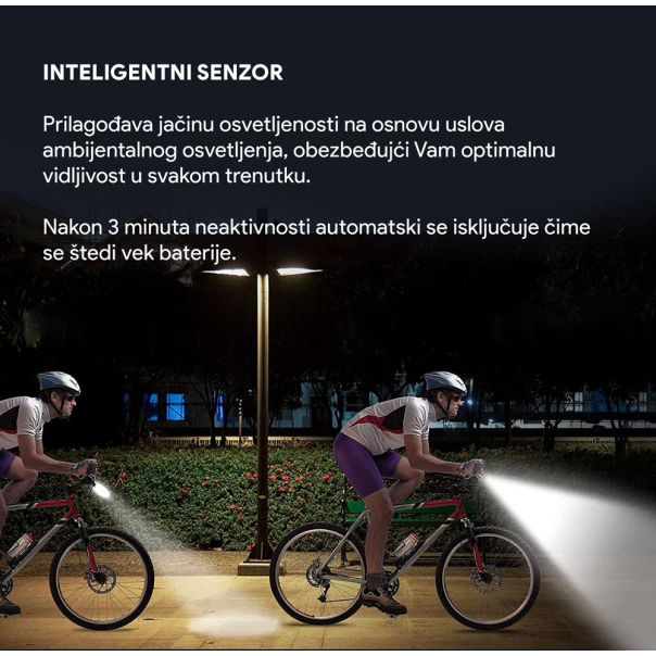 Prednje svetlo + zvono za električni trotinet - 211820