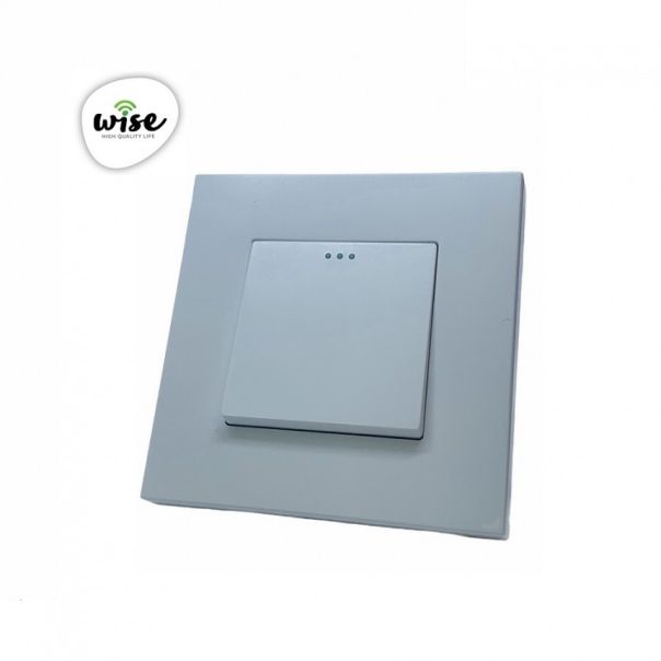 Wise Prekidač mehanički, 1 taster, PVC mat panel PM80001 - PMK000135A00000